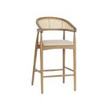 Gazzini Furniture Gazel Hazeranlı Ahşap Bar Sandalyesi Kayın