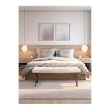 Gazzini Furniture Gazzini Classic Lükens Bench Puf