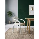 Gazzini Furniture Gazzini Oxo Iskandinav Stil Masif Sandalye - Beyaz