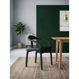 Gazzini Furniture Gazzini Oxo Iskandinav Stil Masif Sandalye - Siyah