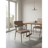 Gazzini Furniture Giza Metal Mutfak Sandalyesi - Bej