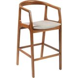 Gazzini Furniture Helsinki Ahşap Bar Sandalyesi - Natural