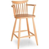 Gazzini Furniture Hudson Ahşap Bar Sandalyesi - Natural