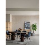 Gazzini Furniture Imperial Italyan Still Oval Ahşap Yemek Masası 100X210 - Ceviz - 180 x 80