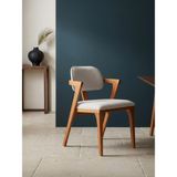 Gazzini Furniture Izabel Masif Ahşap Iskandinav Sandalye - Natural