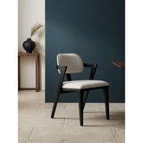 Gazzini Furniture Izabel Masif Ahşap Iskandinav Sandalye - Siyah