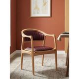 Gazzini Furniture Kensington Kolçaklı Iskandinav Ahşap Sandalye - Natural