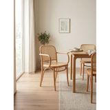 Gazzini Furniture Lema Kolçaklı Iskandinav Ahşap Sandalye - Natural