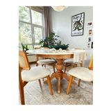 Gazzini Furniture Lindon Baba Ayak Yuvarlak Açılır Masa 100x100