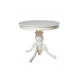 Gazzini Furniture Lindon Baba Ayak Yuvarlak Açılır Masa 120x120