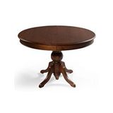 Gazzini Furniture Lindon Baba Ayak Yuvarlak Açılır Masa 90x90 Ceviz