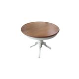 Gazzini Furniture Lindon Baba Ayak Yuvarlak Açılır Masa 90x90