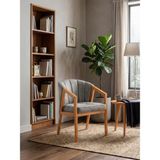 Gazzini Furniture Liva Ahşap Kolçaklı Sandalye - Natural