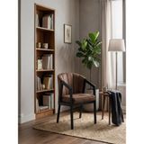 Gazzini Furniture Liva Ahşap Kolçaklı Sandalye - Siyah