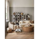 Gazzini Furniture Lunna Iskandinav Yuvarlak Orta Sehpa - Natural