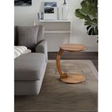 Gazzini furniture Lunora Ceviz Ahşap C Yan Sehpa