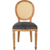 Gazzini Furniture Madalyon Hazeranlı Ahşap Sandalye - Natural - Gri