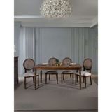 Gazzini Furniture Madalyon Hazeranlı Sandalye - Ceviz