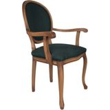 Gazzini Furniture Madalyon Kolçaklı Sandalye - Ceviz