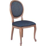 Gazzini Furniture Madalyon Sandalye - Natural - Mavi