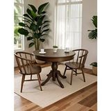 Gazzini Furniture Montclair Baba Ayak Sabit Masa 90x90 Ceviz