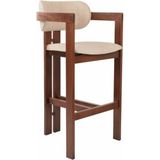 Gazzini Furniture Narvik Iskandinav Ceviz Bar Sandalyesi