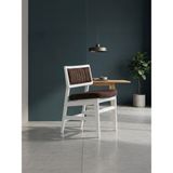 Gazzini Furniture Nero Masif Ahşap Sandalye - Beyaz