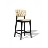 Gazzini Furniture Olivya Kapitoneli Ahşap Bar Sandalyesi Çok Renkli