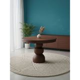 Gazzini Furniture Orbis Açılır Yuvarlak Ahşap Yemek Masası 120X120 - Ceviz