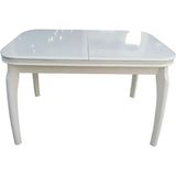 Gazzini Furniture Ornato Açılır Yemek Masası 140'LIK - Beyaz