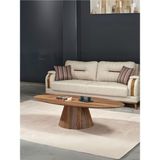 Gazzini furniture Oslo Ceviz Oval Orta Sehpa