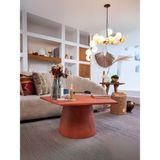 Gazzini Furniture Penta Ahşap Orta Sehpa - Kremit