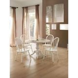 Gazzini Furniture Ravello Baba Ayak Sabit Masa 120X120 - Beyaz - 120 x 120