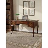 Gazzini Furniture Realm Fransız Retro Deri Ahşap Çalışma Masası 75x140 Çok Renkli