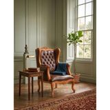 Gazzini Furniture Realm Klasik Ahşap Berjer - Naturel