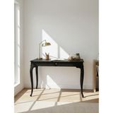 Gazzini Furniture Regnum Fransız Still Ahşap Çalışma Masası 70X110 - 110x70 - Siyah