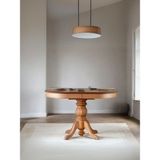 Gazzini Furniture Rika Baba Ayak Oval Açılır Masa 80X120 - Naturel - 120 x 80