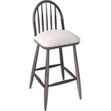 Gazzini Furniture Rustica Iskandinav Ceviz Bar Sandalyesi