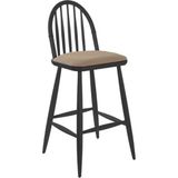 Gazzini Furniture Rustica Siyah Bar Sandalyesi