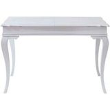 Gazzini Furniture Rustik Açılır Yemek Masası 80X120 - Beyaz - 120 x 80