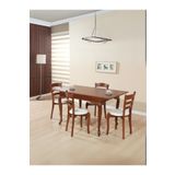 Gazzini Furniture Rustik Açılır Yemek Masası 90x140