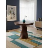 Gazzini Furniture Spirra Açılır Yuvarlak Ahşap Yemek Masası 120X120 - Ceviz