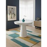 Gazzini Furniture Spirra Açılır Yuvarlak Ahşap Yemek Masası 120x120 Çok Renkli