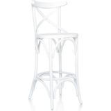 Gazzini Furniture Thonet Ahşap Bar Sandalyesi - Beyaz