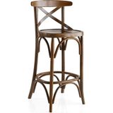 Gazzini Furniture Thonet Ahşap Ceviz Bar Sandalyesi