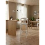 Gazzini Furniture Thonet Kolçaklı Ahşap Bar Sandalyesi - Beyaz