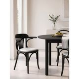 Gazzini Furniture Thonet Kolçaklı Klasik Ahşap Sandalye - Siyah
