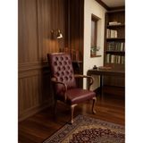 Gazzini Furniture Torino Klasik Ahşap Berjer - Ceviz
