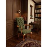 Gazzini Furniture Torino Klasik Ahşap Berjer Çok Renkli