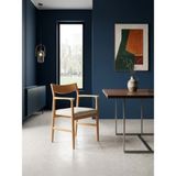 Gazzini Furniture Vega Kolçaklı Ahşap Sandalye - Natural